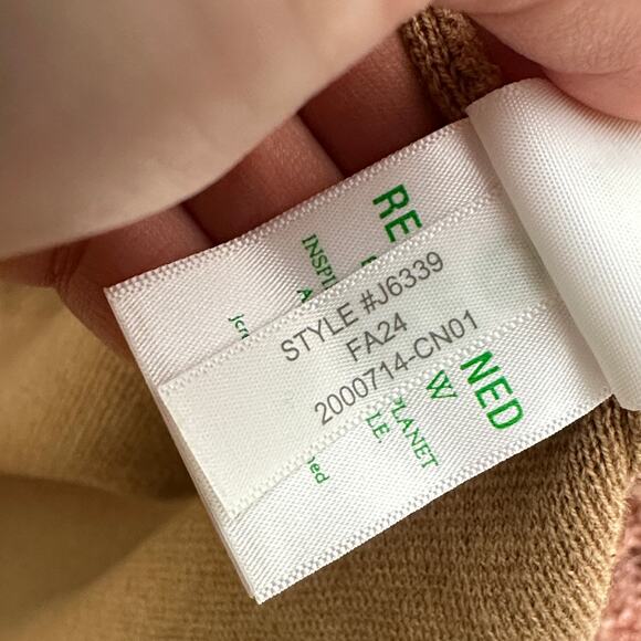 J. CREW Juliette Collarless Sweater Blazer Heather Khaki Camel Tan Sz S {3L3} - Picture 9 of 9